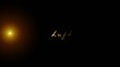 Text mit Licht - Luft Text mit Licht - Luft