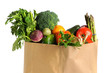 Grocery Bag With Fruits and Vegetables Grocery Bag With Fruits and Vegetables