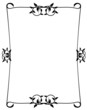 elegant silhouette frame