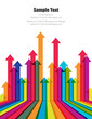 Vector: Colored arrows vector Colored arrows vector