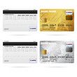 front and back of credit cards