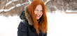 redhaired young woman