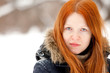 redhaired young woman