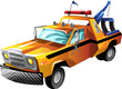 Cartoon tow truck