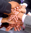 Handshake and teamwork