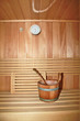 wooden sauna
