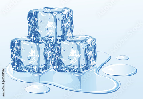 Vector: Ice cubes Ice cubes