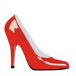 Highheels in rot