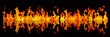 Long fire reflection