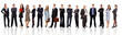 Young attractive business people - the elite business team