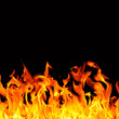 Intense fire