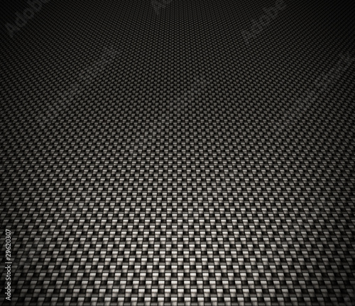 Illustration: Carbon fiber background, black texture Carbon fiber background, black texture