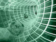 Computer background in greens