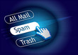 Internet communication concept