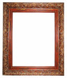 brown vintage frame