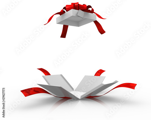 Illustration: Open gift box Open gift box