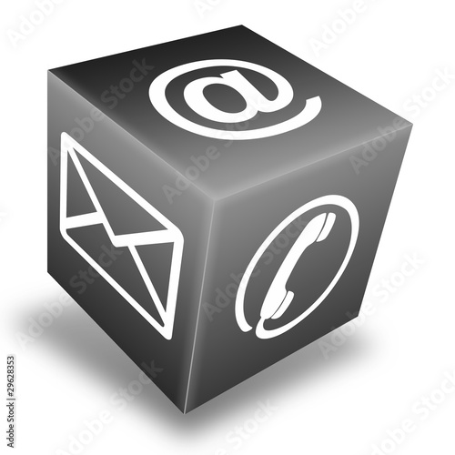Illustration: 3d cube web 3d cube web