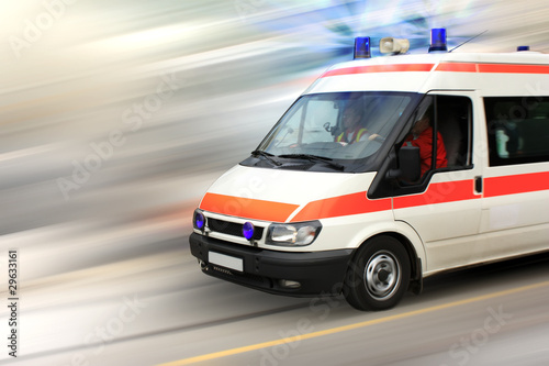 Photo: Ambulance car Ambulance car