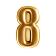 goldene Nummer - 8