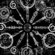 Vektor: technical drawing technical drawing