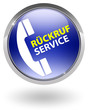 button rückruf-service blau weiß gelb