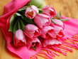 TulpenStrauß in Rosa