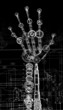 Vektor: robot hand robot hand
