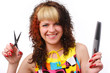 Photo: woman with scissors woman with scissors