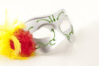 Carnival mask on white background