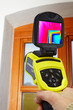 infrared camera used for analysing a window