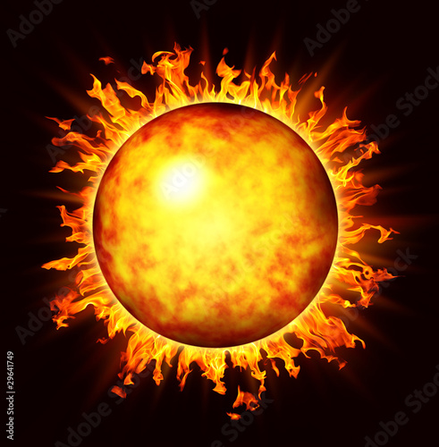 Foto: Abstract fireball Abstract fireball