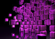 Wall Cube magenta