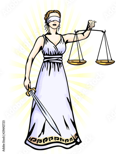 Vector: Themis - a goddess of justice Themis - a goddess of justice