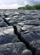 Spalte im Lavafeld bei Kalapana (Big Island, Hawaii)