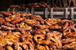 fresh pretzels out of the oven