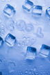 Ice cubes & aqua Ice cubes & aqua