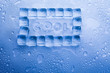 Ice cubes & aqua Ice cubes & aqua