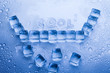 Ice cubes & aqua Ice cubes & aqua