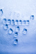 Ice cubes & aqua Ice cubes & aqua