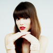Beautiful and sensual glamour woman portrait