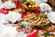 Foto: catering food table set decoration catering food table set decoration