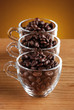 tris tazze caffè