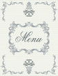 menu cover design