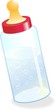 Biberon Neonato-Baby Bottle-Vector Biberon Neonato-Baby Bottle-Vector