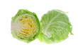 Chinese Cabbages With Cut Sectional View Chinese Cabbages With Cut Sectional View