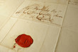 Letter and seal from 1800's