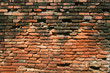 Pagoda wall in Ayutthaya, Thailand.