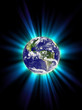 Illustration: Planet Earth, corona Planet Earth, corona