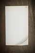 Paper on old wood Paper on old wood