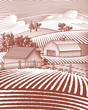 Farm Scene Landscape